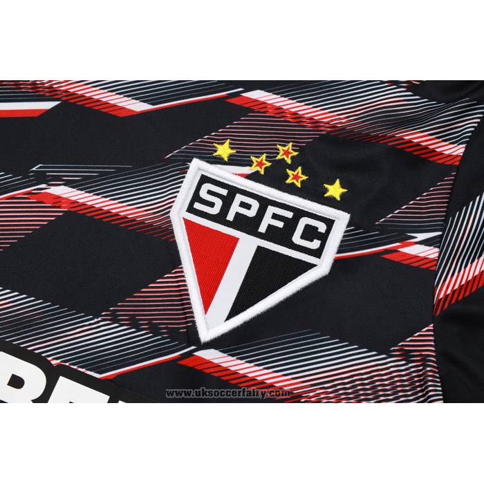 Tracksuit Sao Paulo Short Sleeve 2024-2025 Black - Shorts